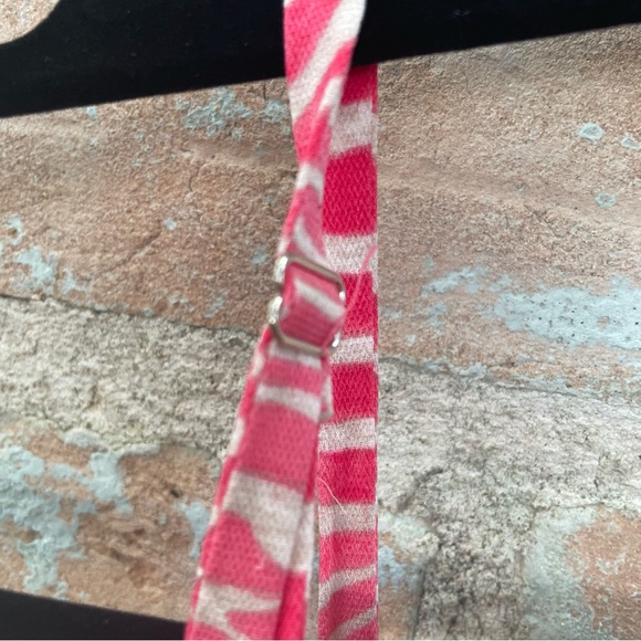 Alice + Olivia Pilar Pink Zebra Print Silk Blouson Tank Dress Elastic Waist XS - Picture 7 of 10